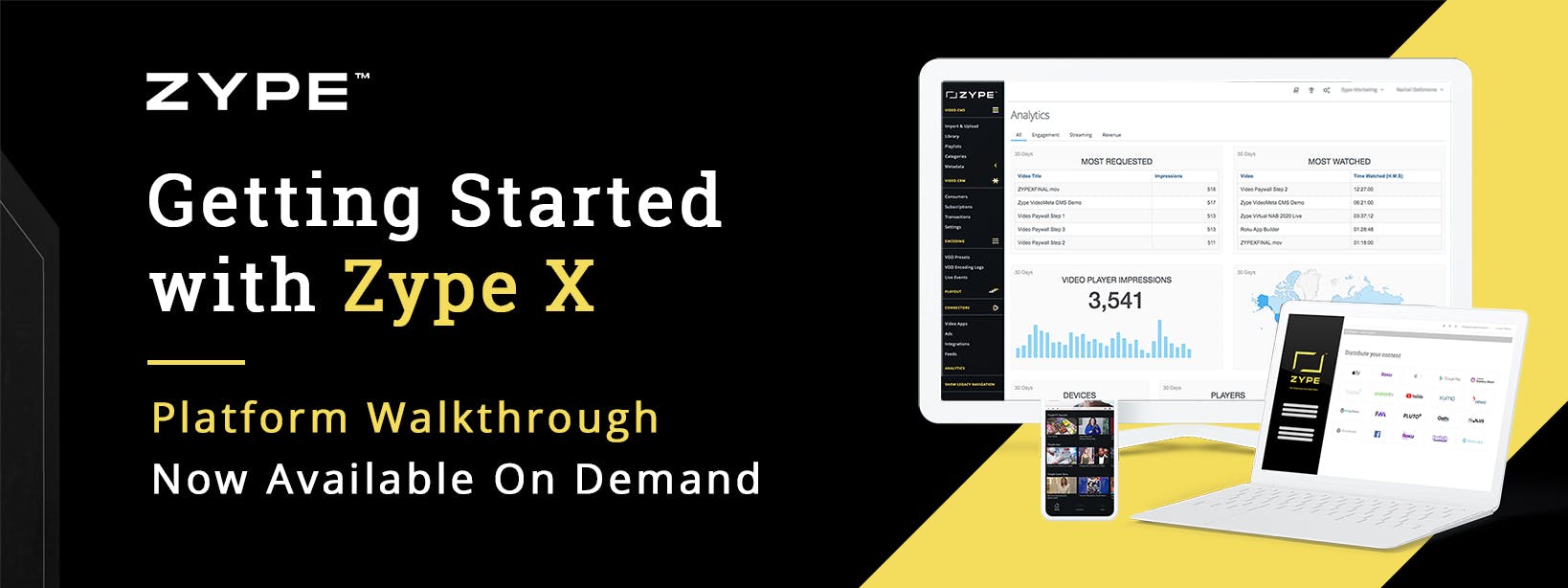 VOD Webinar - How to Get Started Streaming with Zype X